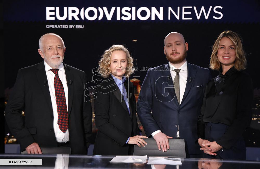 President Zelensky Interviewed by European Broadcasting Union's Medias - Paris