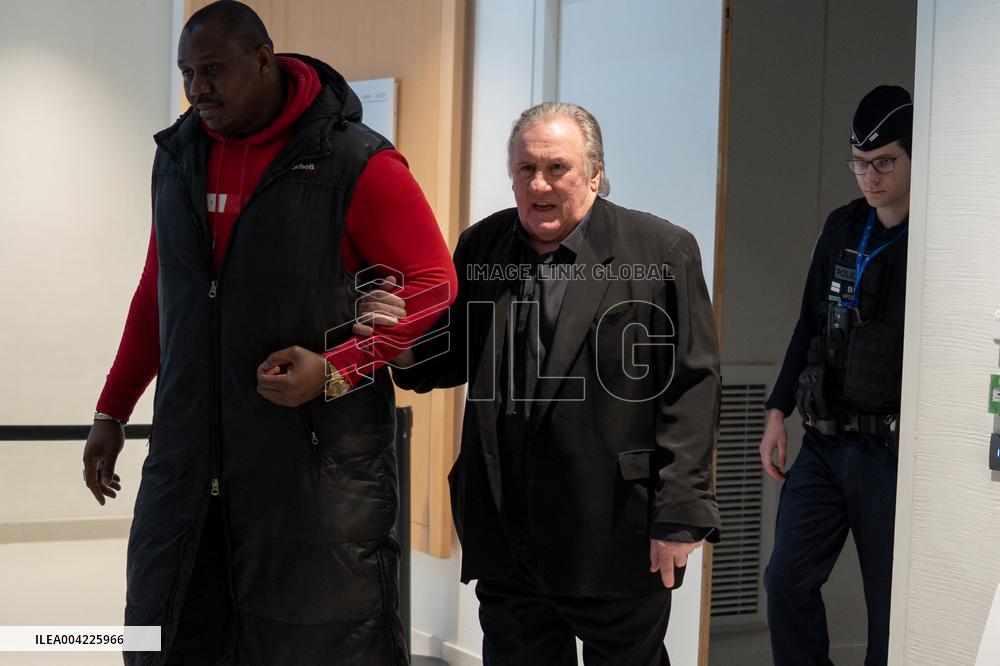 Gerard Depardieu Trial - Paris AJ