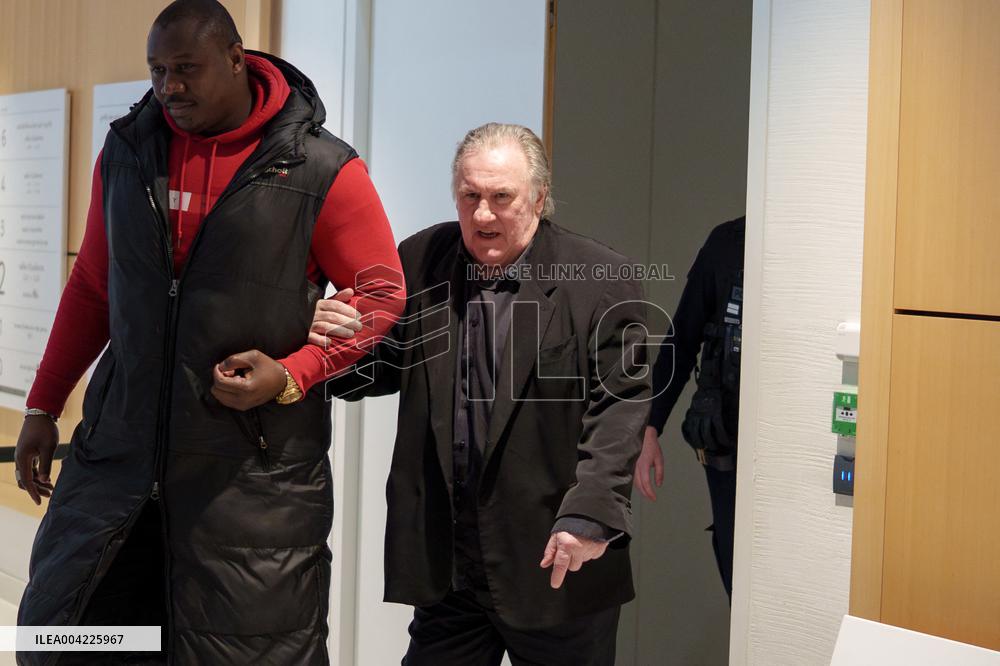 Gerard Depardieu Trial - Paris AJ