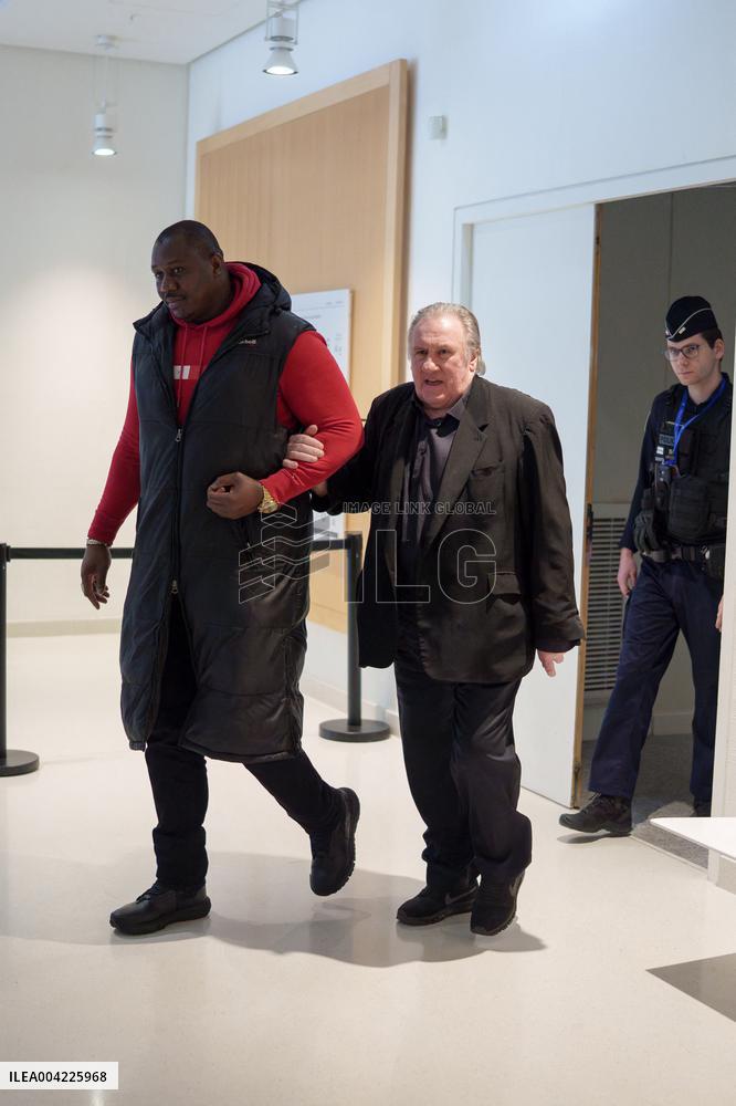 Gerard Depardieu Trial - Paris AJ