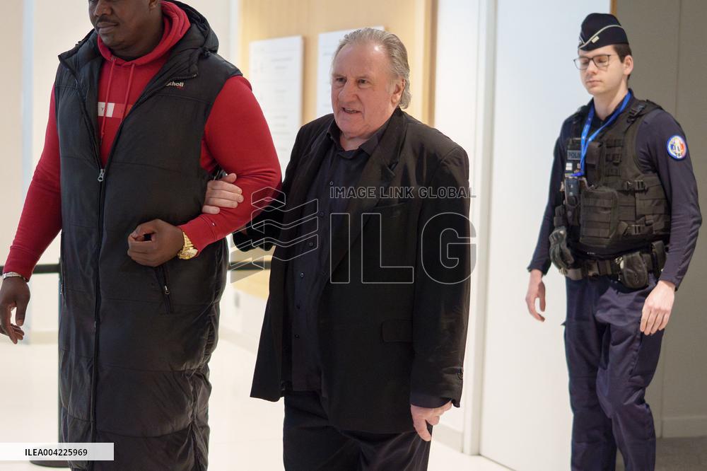 Gerard Depardieu Trial - Paris AJ