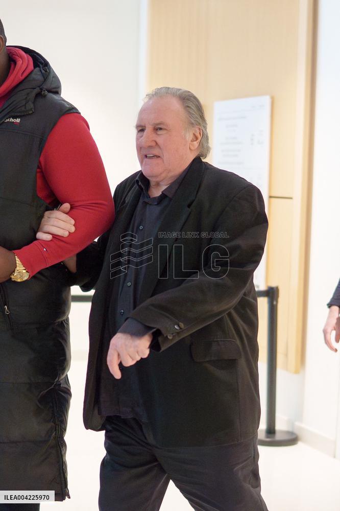 Gerard Depardieu Trial - Paris AJ