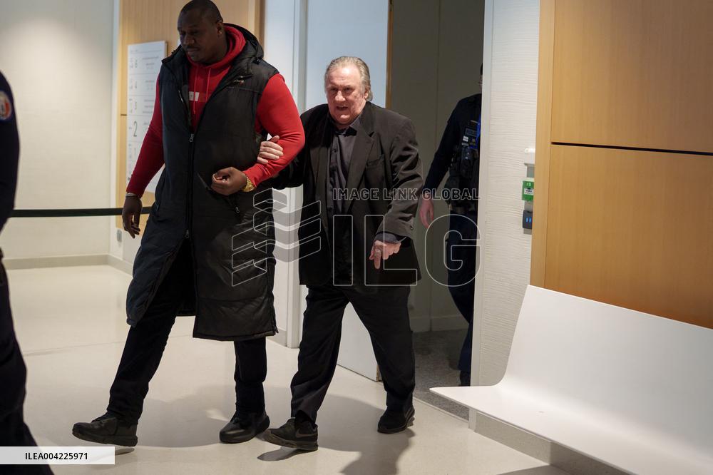Gerard Depardieu Trial - Paris AJ