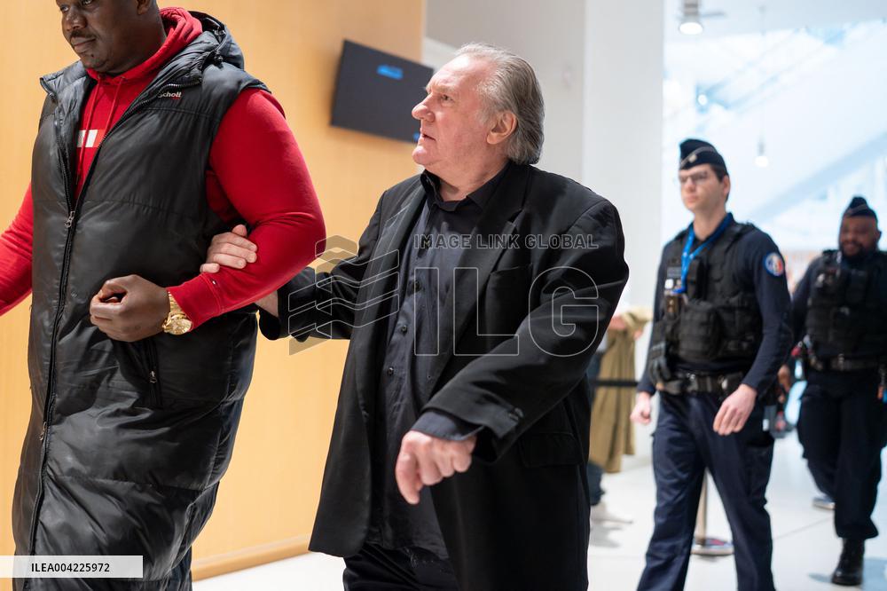Gerard Depardieu Trial - Paris AJ