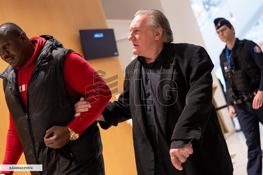 Gerard Depardieu Trial - Paris AJ