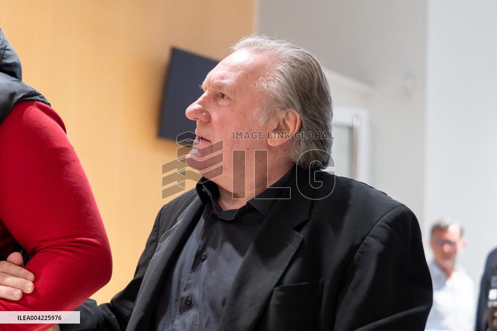 Gerard Depardieu Trial - Paris AJ