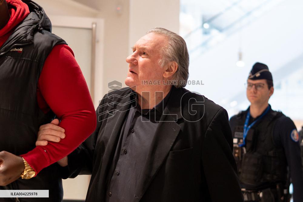 Gerard Depardieu Trial - Paris AJ