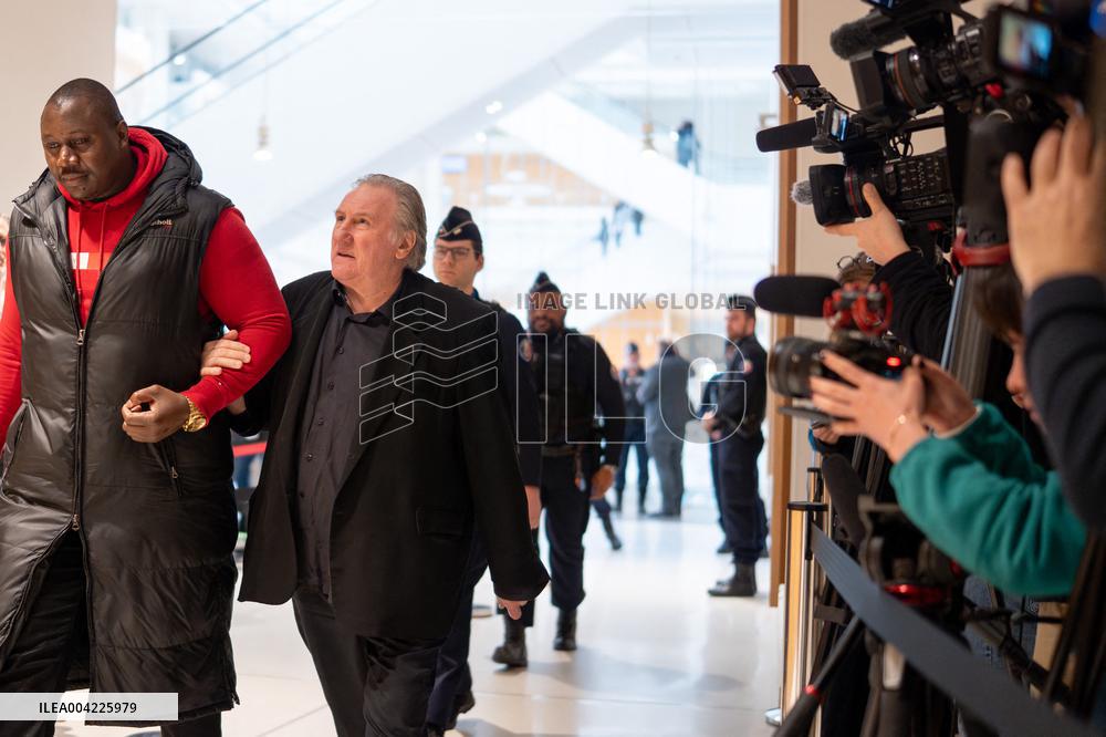 Gerard Depardieu Trial - Paris AJ