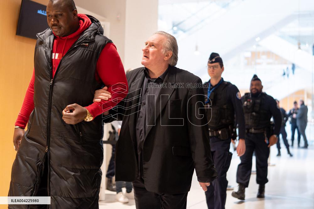 Gerard Depardieu Trial - Paris AJ