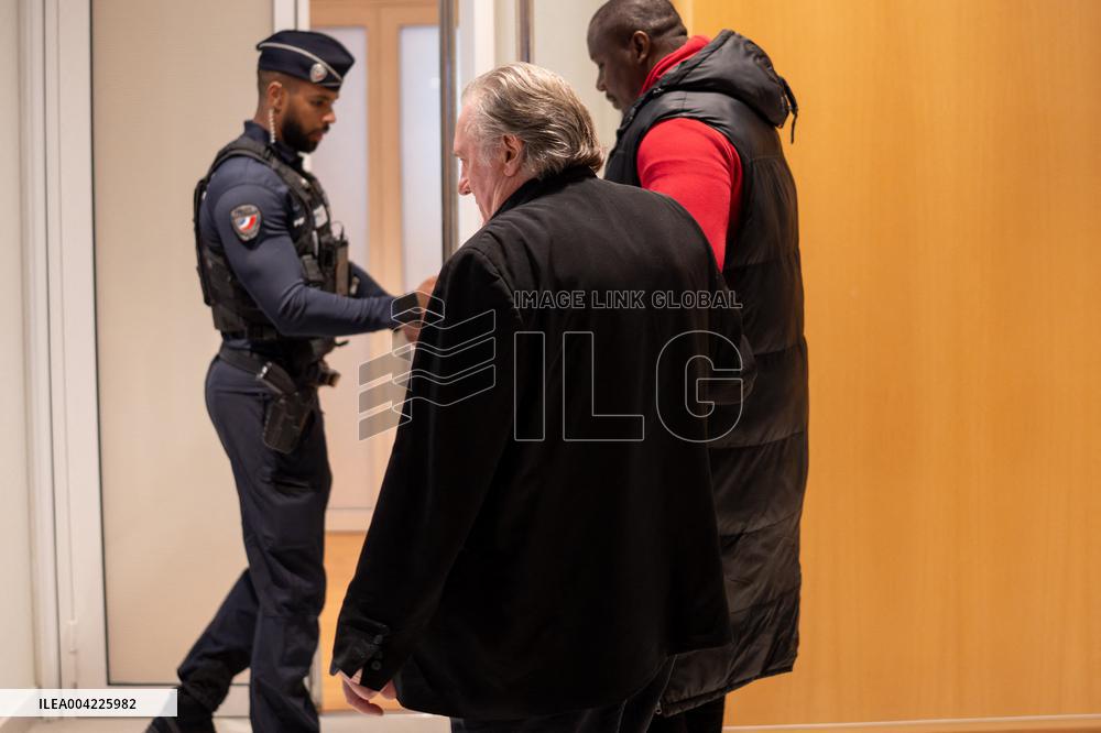 Gerard Depardieu Trial - Paris AJ