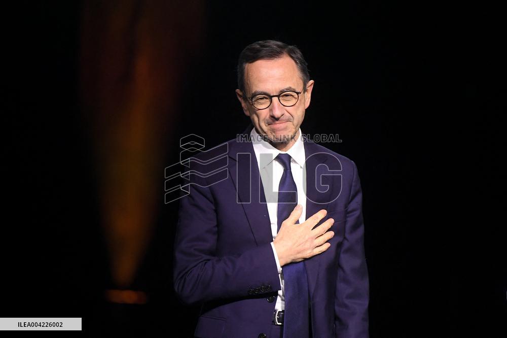 Bruno Retailleau At A Meeting - Paris