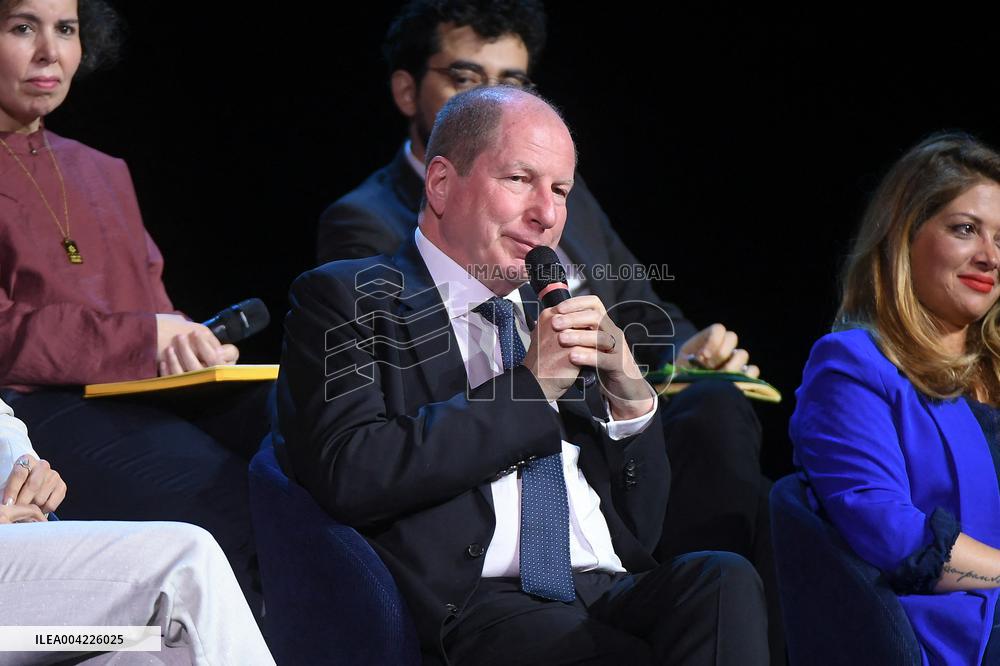 Bruno Retailleau At A Meeting - Paris