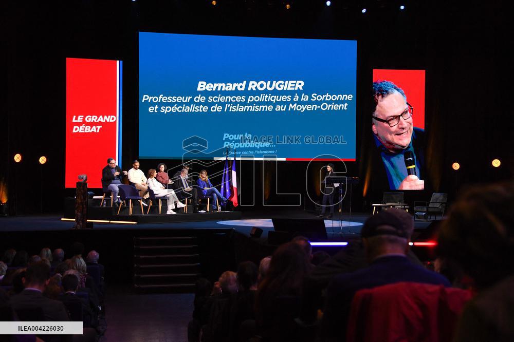 Bruno Retailleau At A Meeting - Paris