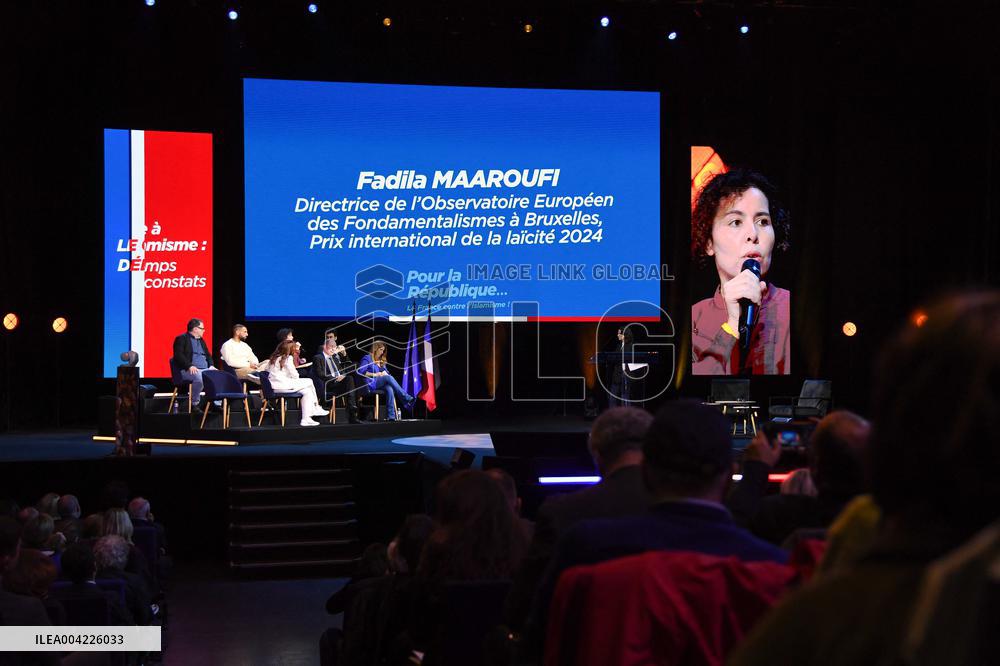 Bruno Retailleau At A Meeting - Paris