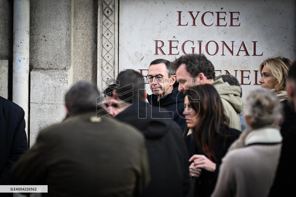 Borne and Retailleau Visit the Beaugrenelle Vocational High School - Paris