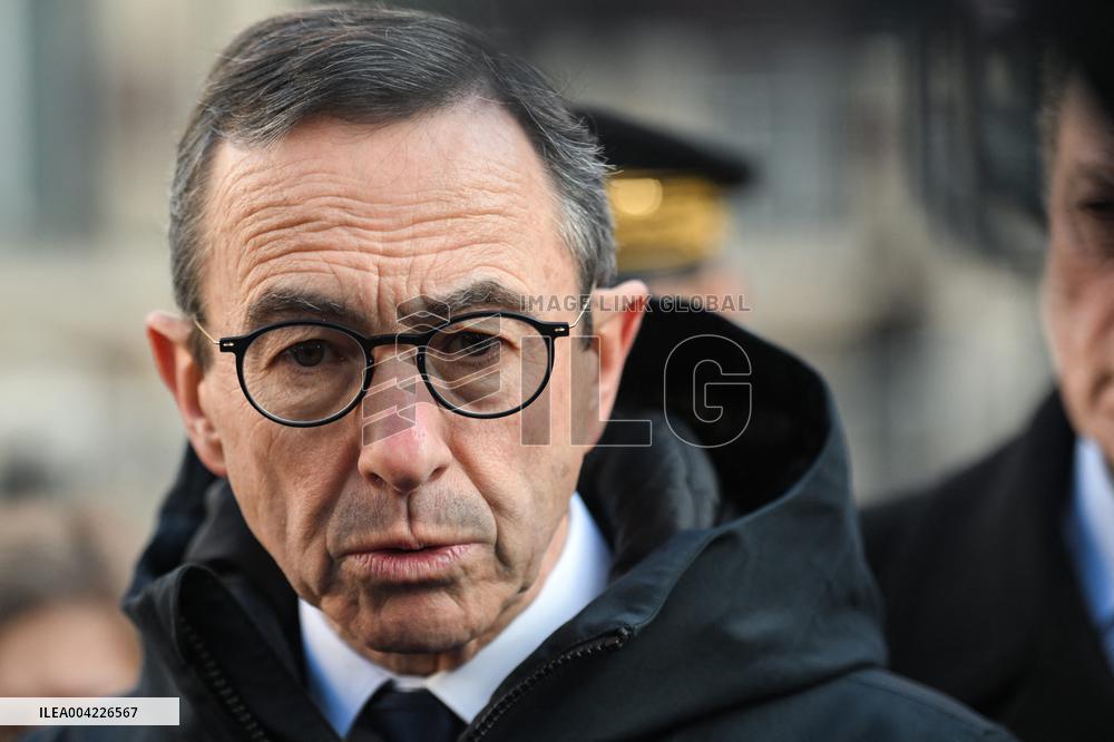 Borne and Retailleau Visit the Beaugrenelle Vocational High School - Paris