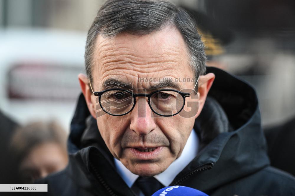 Borne and Retailleau Visit the Beaugrenelle Vocational High School - Paris