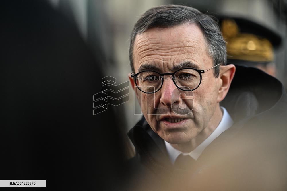 Borne and Retailleau Visit the Beaugrenelle Vocational High School - Paris