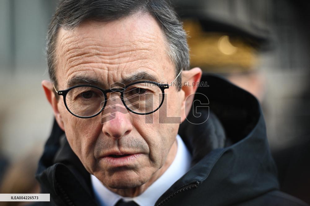 Borne and Retailleau Visit the Beaugrenelle Vocational High School - Paris