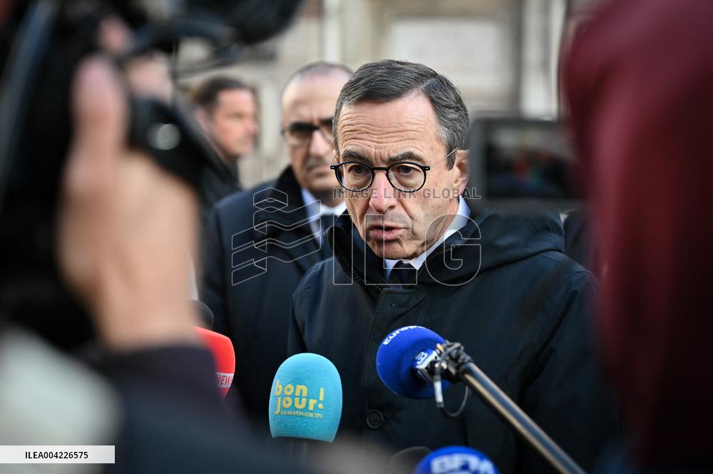 Borne and Retailleau Visit the Beaugrenelle Vocational High School - Paris