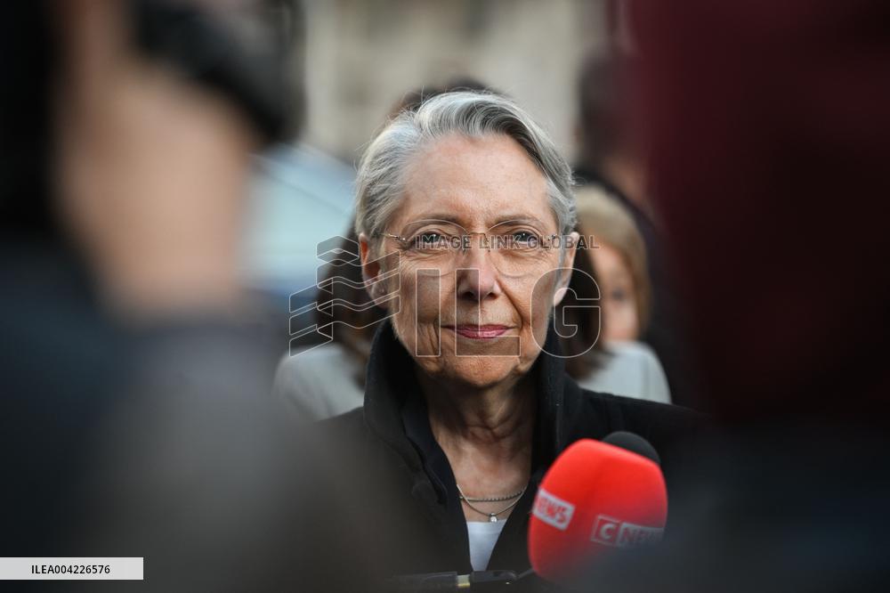 Borne and Retailleau Visit the Beaugrenelle Vocational High School - Paris