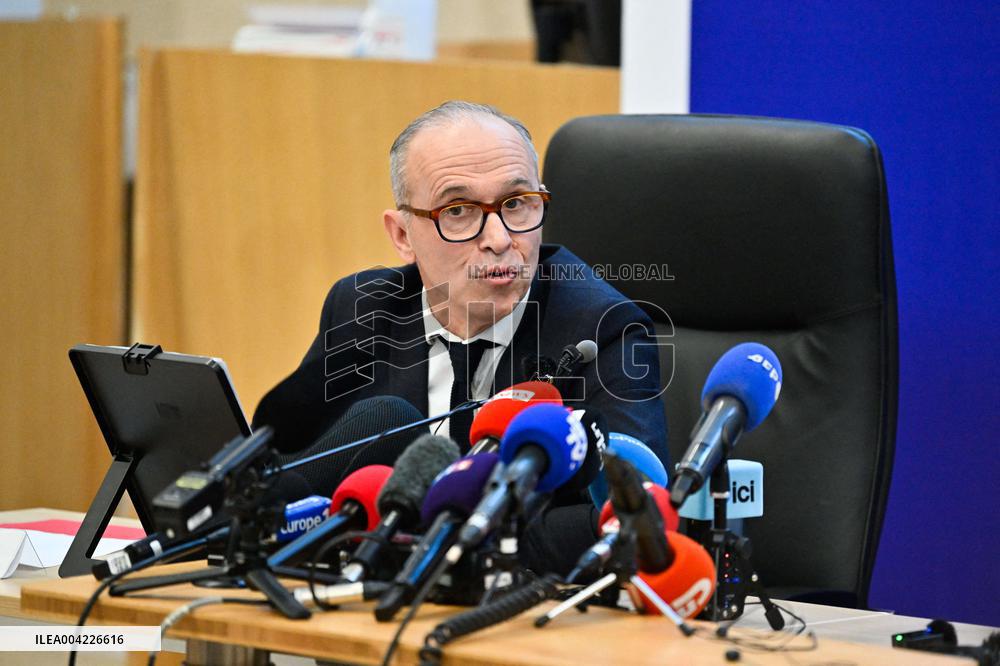 Press Conference On Little Emile Case - Aix-en-Provence