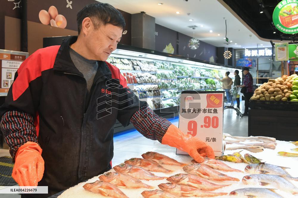 Imported Canadian Fish First Sale in Hefei