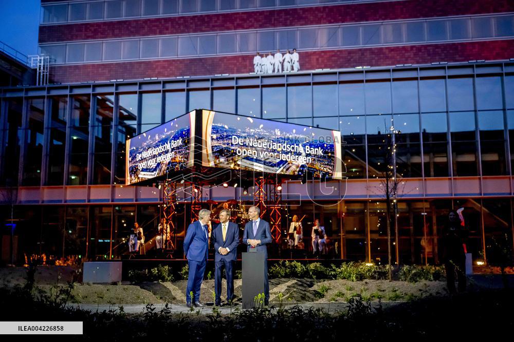 King Willem-Alexander At Renewed Head Office Opening - Amsterdam