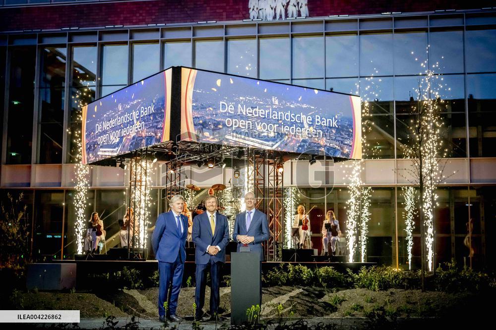 King Willem-Alexander At Renewed Head Office Opening - Amsterdam
