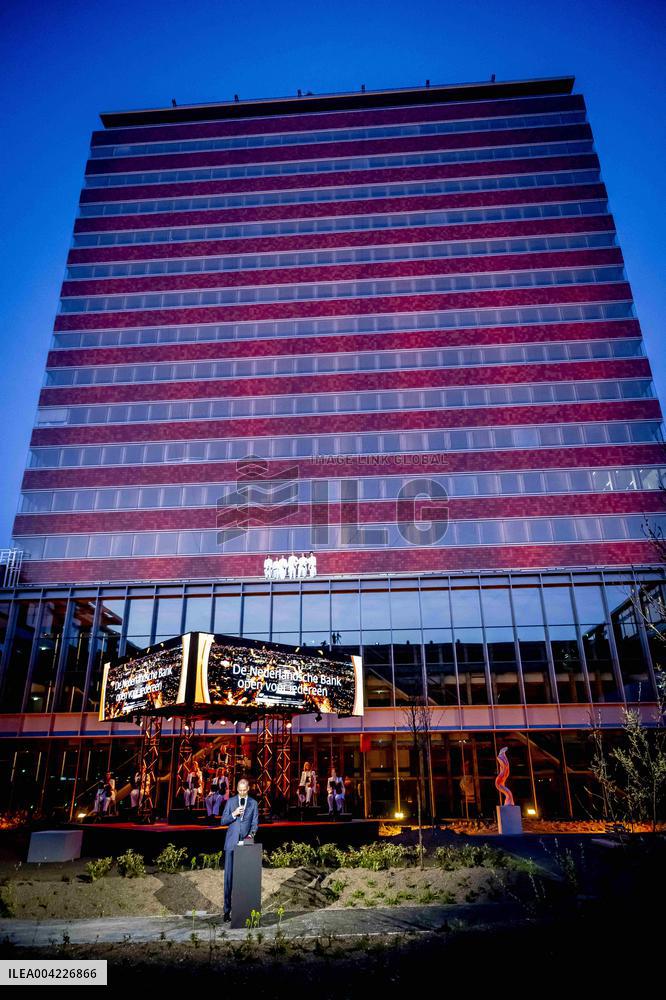 King Willem-Alexander At Renewed Head Office Opening - Amsterdam
