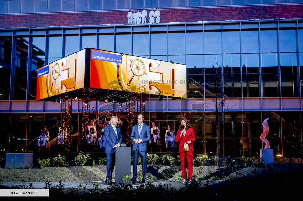 King Willem-Alexander At Renewed Head Office Opening - Amsterdam