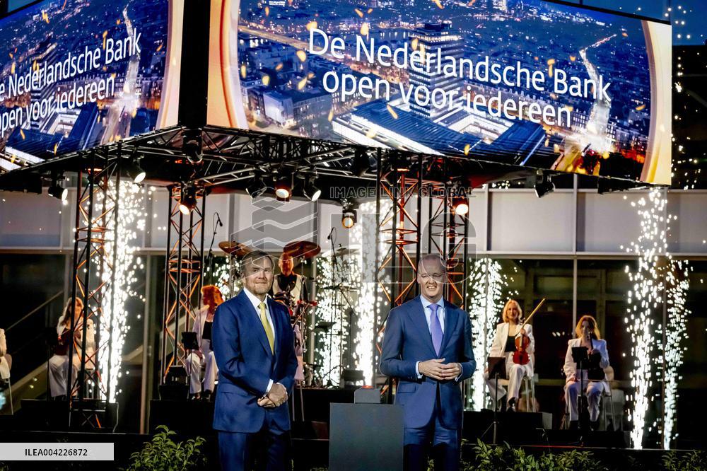 King Willem-Alexander At Renewed Head Office Opening - Amsterdam