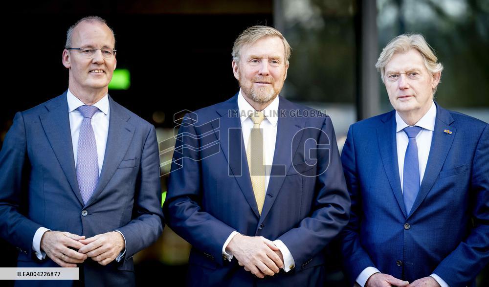 King Willem-Alexander At Renewed Head Office Opening - Amsterdam