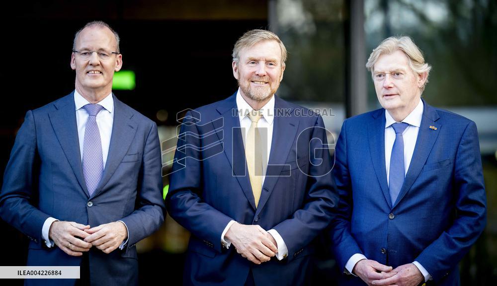 King Willem-Alexander At Renewed Head Office Opening - Amsterdam