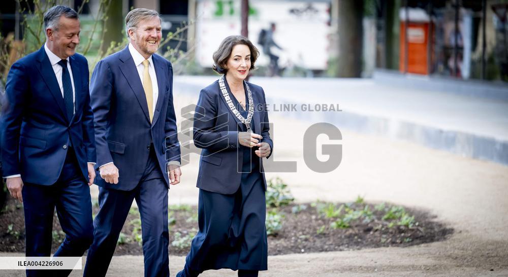 King Willem-Alexander At Renewed Head Office Opening - Amsterdam