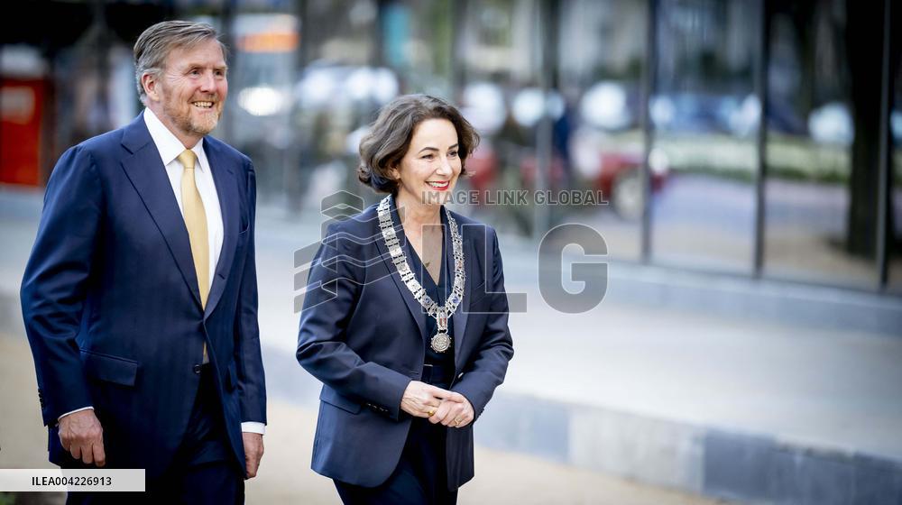 King Willem-Alexander At Renewed Head Office Opening - Amsterdam