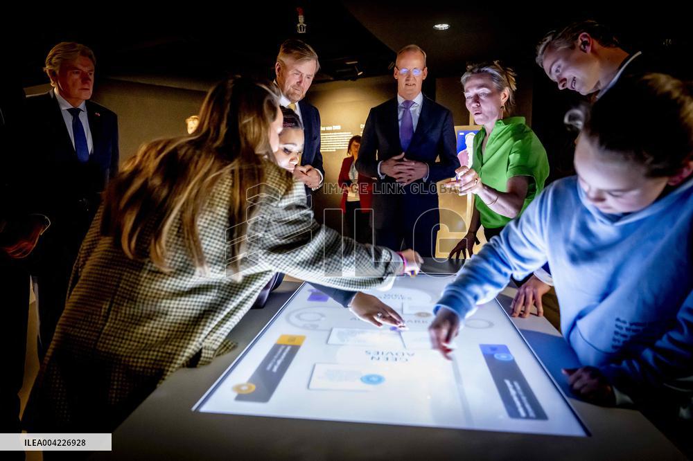 King Willem-Alexander At Renewed Head Office Opening - Amsterdam