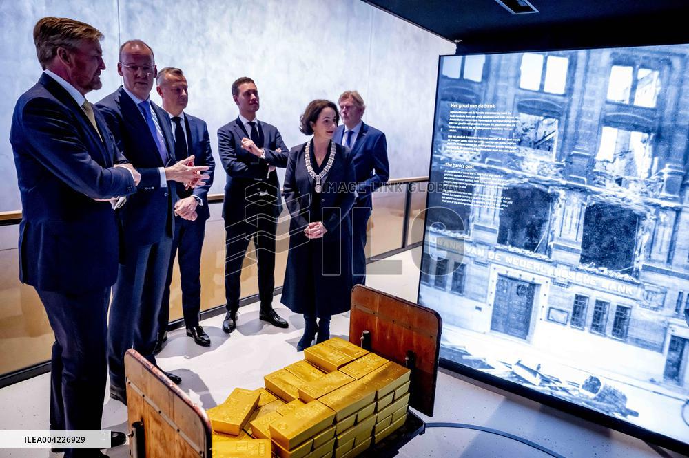 King Willem-Alexander At Renewed Head Office Opening - Amsterdam