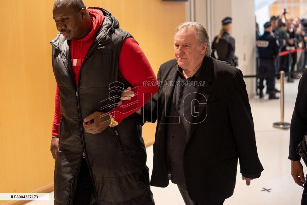 Gerard Depardieu Trial break - Paris AJ