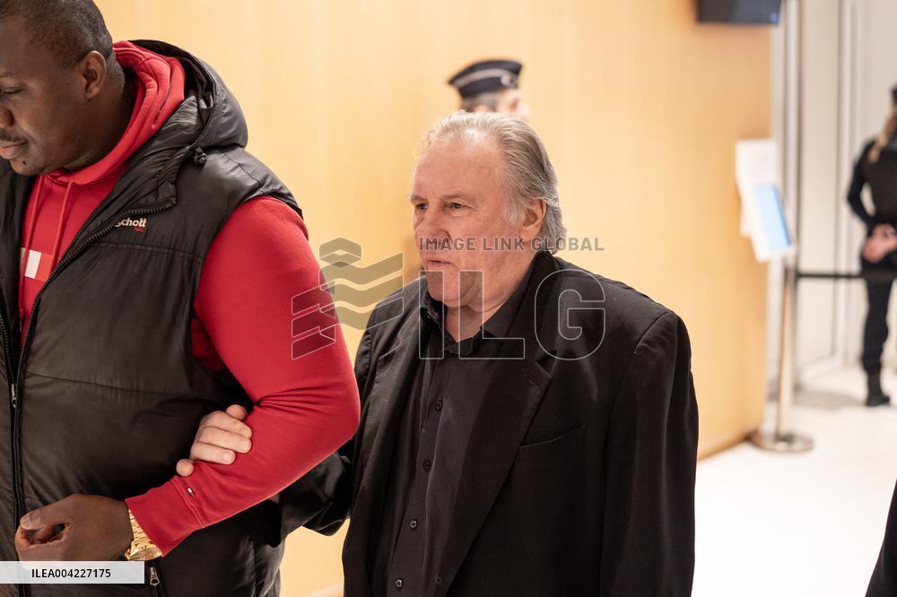 Gerard Depardieu Trial break - Paris AJ