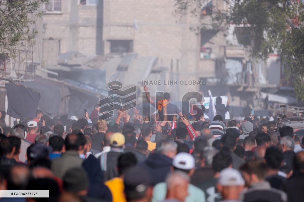 Gaza Protests Demand Hamas Exit - Palestine
