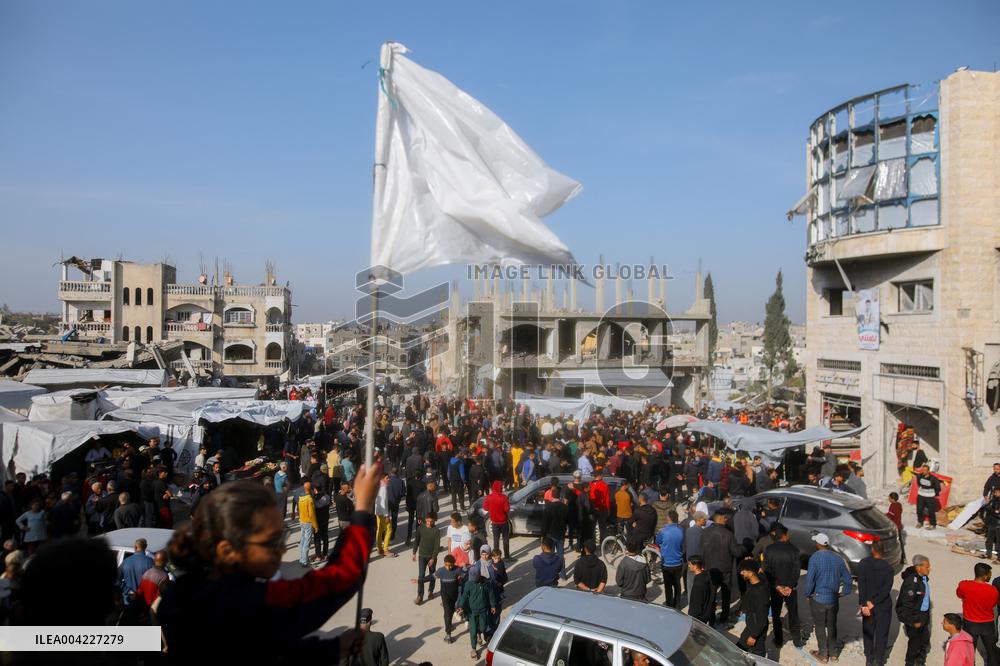 Gaza Protests Demand Hamas Exit - Palestine