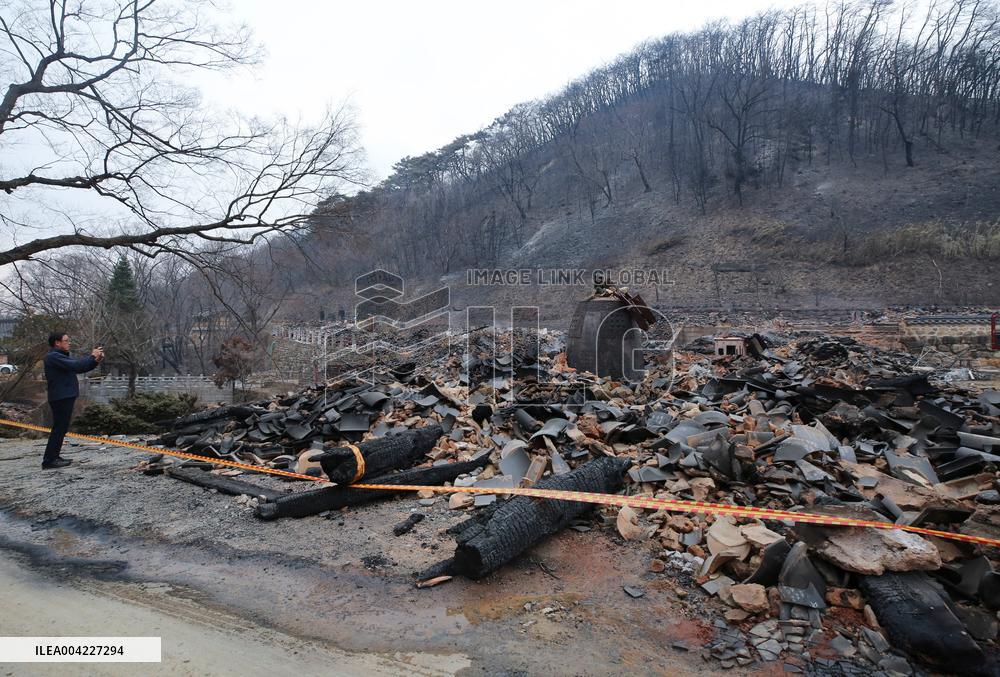 Wildfires Deathtoll - South Korea