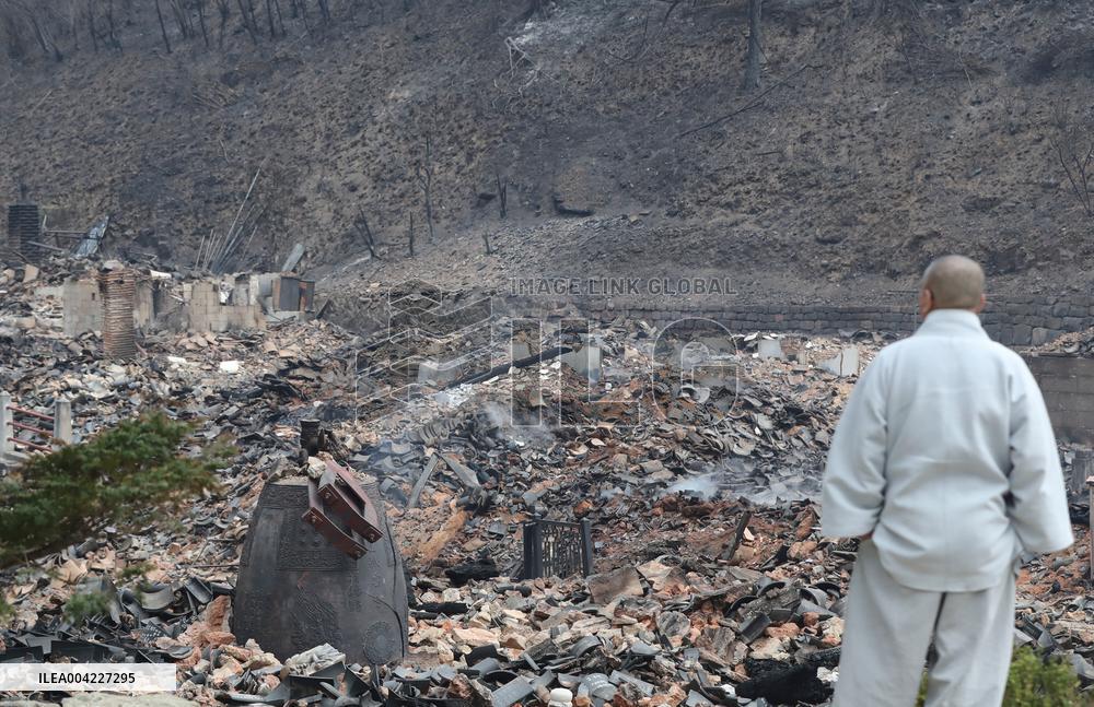 Wildfires Deathtoll - South Korea