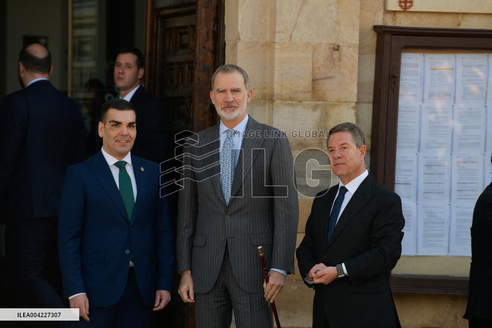 King Felipe Vi Attending Inauguration Of Artes Escenicas Museum - Almagro