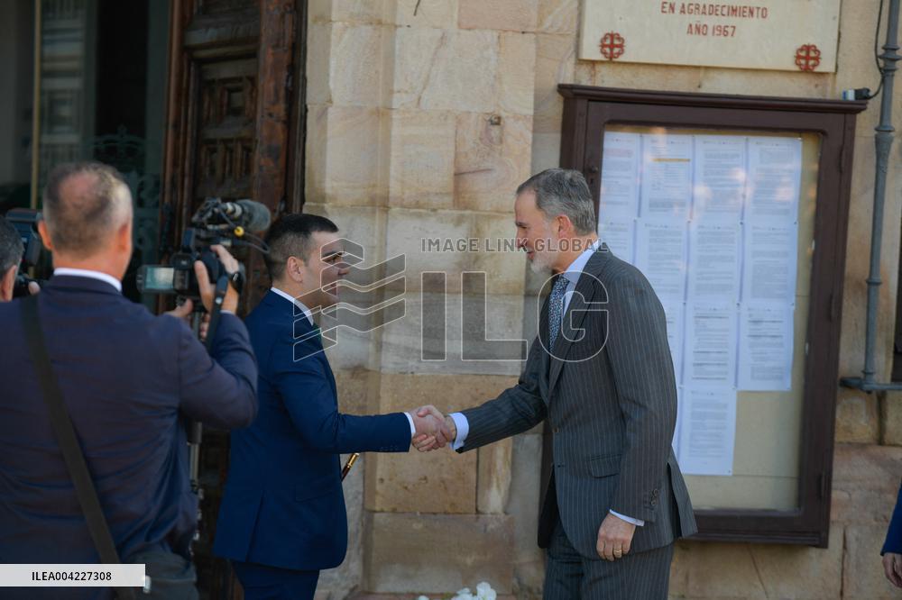 King Felipe Vi Attending Inauguration Of Artes Escenicas Museum - Almagro