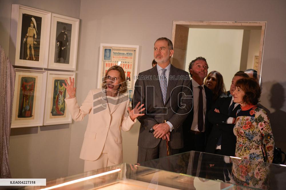 King Felipe Vi Attending Inauguration Of Artes Escenicas Museum - Almagro