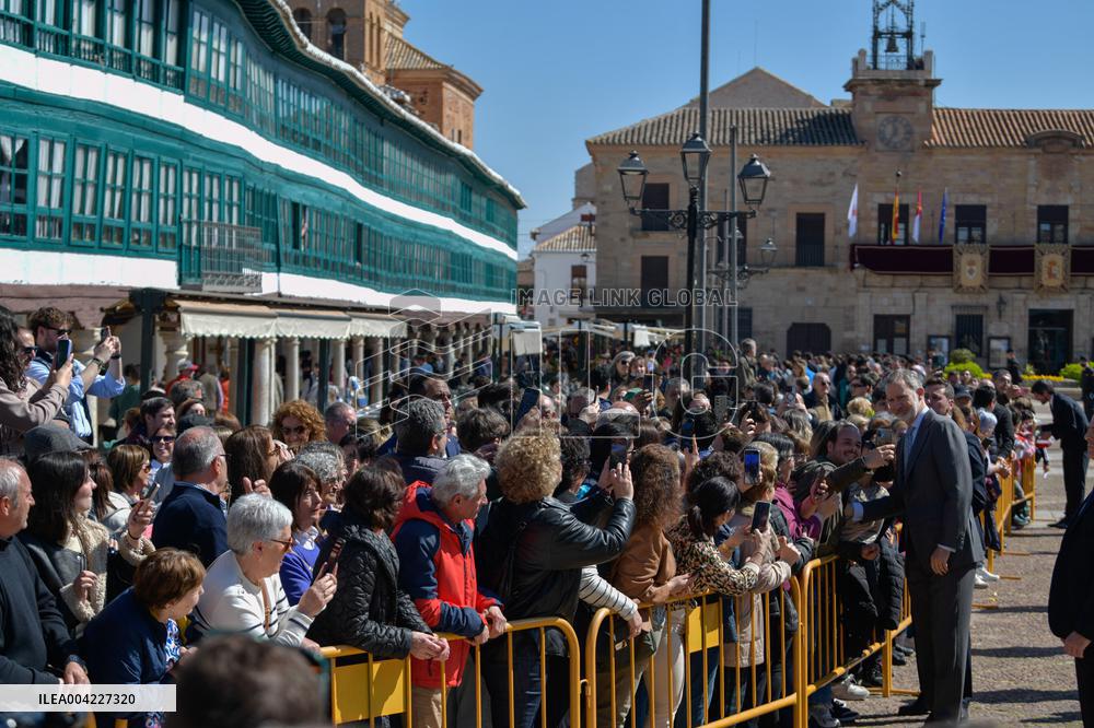 King Felipe Vi Attending Inauguration Of Artes Escenicas Museum - Almagro