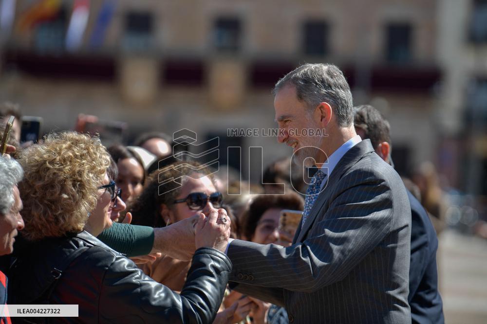 King Felipe Vi Attending Inauguration Of Artes Escenicas Museum - Almagro