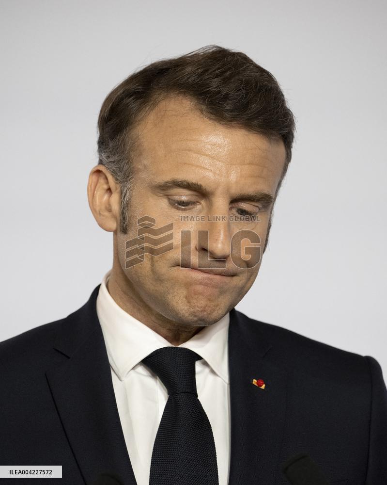 Emmanuel Macron At Nutrition for Growth summit - Paris